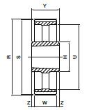 Koło pasowe PBG80G14M20 SIT