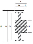 Koło pasowe PMAT31AT10/44 SIT