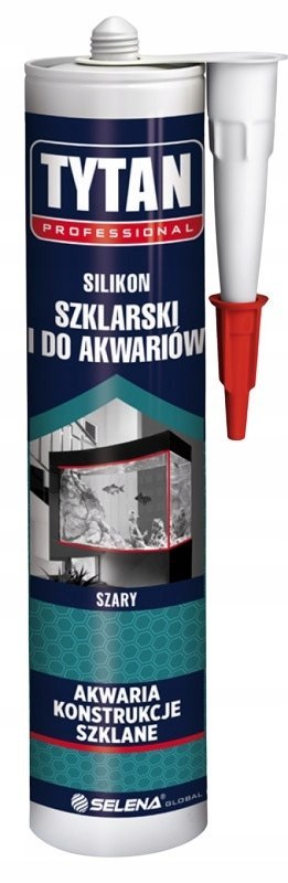 SILIKON SZKLARSKI I AKWARIOWY TYTAN 280ML BEZBARWNY