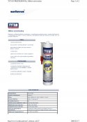 SILIKON UNIWERSALNY TYTAN 280ML BEZBARWNY