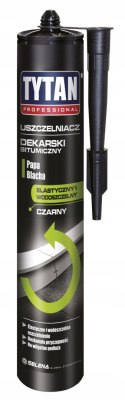 USZCZELNIACZ DEKARSKI TYTAN 280ML CZARNY