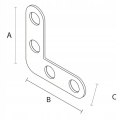 ŁĄCZNIK BUDOWLANY NAROŻNY 250*200*35*3.0MM