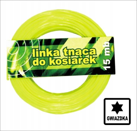 ŻYŁKA DO WYKASZARKI GWIAZDKA 3.0MM 15M