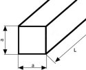 Pręt kwadratowy stalowy ciągniony 5x5 dł. 1000mm 10 sztuk