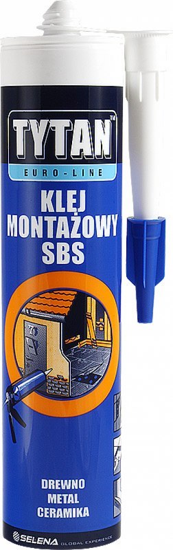 KLEJ MONTAŻOWY 280ML TYTAN EURO-LINE