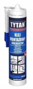 KLEJ MONTAŻOWY 310ML TYTAN EKOLOGICZNY WODNY