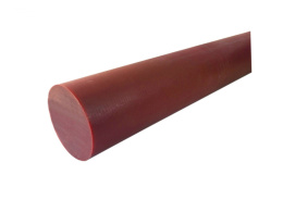 Pręt poliamid wałek fi 30x500mm PA6-G czerwony