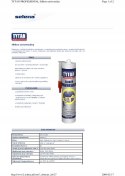 SILIKON TYTAN EURO-LINE 280ML BEZBARWNY