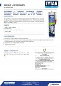 SILIKON TYTAN EURO-LINE 280ML BEZBARWNY