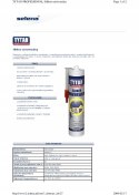 SILIKON TYTAN EURO-LINE 280ML BIAŁY