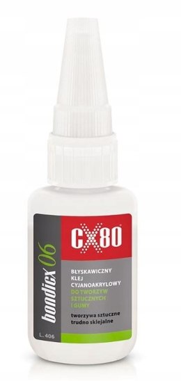 Klej cyjanoakrylowy CX80 BONDICX 06 20g