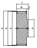 Koło pasowe PD21XH200 SIT