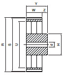 Koło pasowe ST192S8M30 SIT