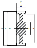 Koło pasowe ST64S8M85 SIT