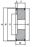 Koło pasowe PBD26XH300 SIT