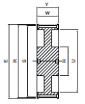 Koło pasowe ST64S14M55 SIT