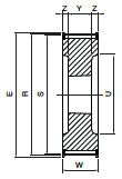 Koło pasowe STB29S14M55 SIT