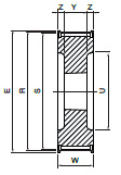 Koło pasowe STB48S8M30 SIT