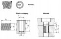 Wkładka gwintowa drutowa A2 DIN8140 M3×0,5-1D 2szt