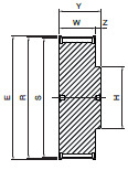 Koło pasowe PD10L050 SIT