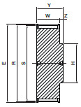 Koło pasowe PD10L075 SIT