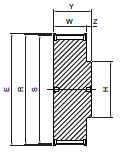 Koło pasowe PD11L100 SIT