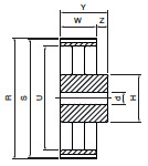 Koło pasowe PD120L075 SIT