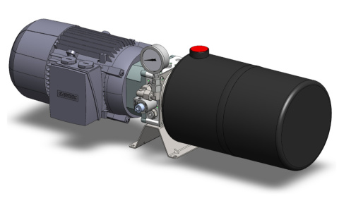 Zasilacz hydrauliczny MH-2,2-3F-H4,2-12S-N000-24D-NC