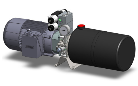 Zasilacz hydrauliczny MH-2,2-3F-H4,2-12S-N2R1-24D