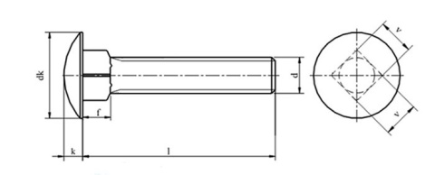 M10x30 Śruby zamkowe kl.8.8 ocynk DIN 603 PG 5szt. M10x30 Śruby zamkowe kl.8.8 ocynk DIN 603 PG 5szt.