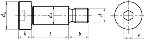 M10/12x20 Śruba pasowana łeb walcowy ISO 7379 1szt M10/12x20 Śruba pasowana łeb walcowy ISO 7379 1szt