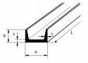 Ceownik stalowy g/w UNP 40x35x5 długość 1000mm