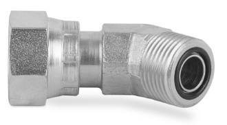 Złączka kolankowa 45 st. nastawna 9/16” ORFS 407301 Złączka kolankowa 45 st. nastawna 9/16” ORFS 407301