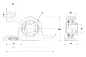 Zespół z oprawą żeliwną SY 40 TF/VA201 SKF Zespół z oprawą żeliwną SY 40 TF/VA201 SKF